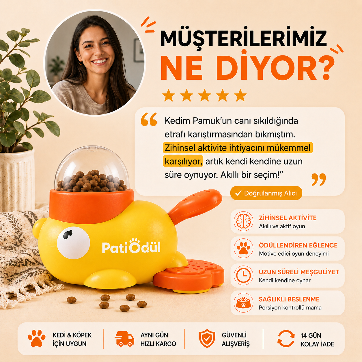 PatiÖdül™ – İnteraktif Zeka & Ödül Oyuncağı