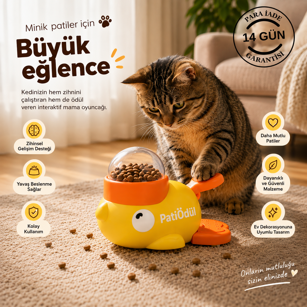 PatiÖdül™ – İnteraktif Zeka & Ödül Oyuncağı