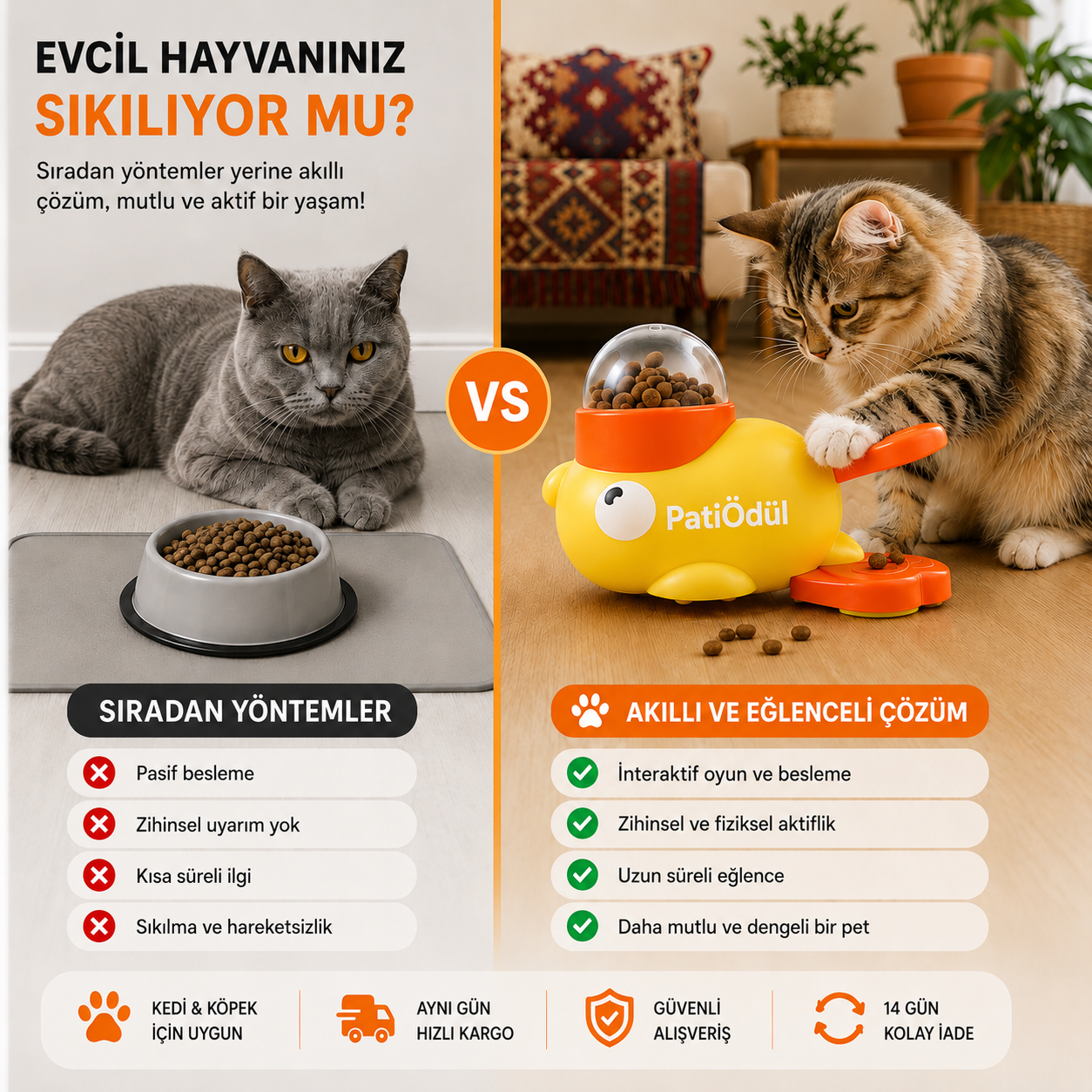 PatiÖdül™ – İnteraktif Zeka & Ödül Oyuncağı